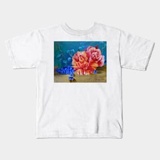 Twin Roses Kids T-Shirt